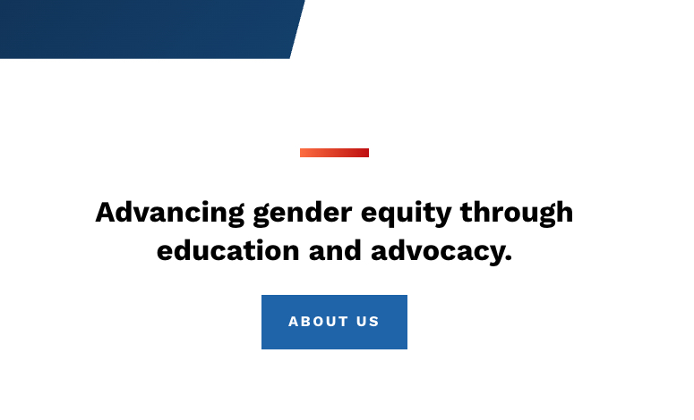 AAUW homepage mission statement screenshot.